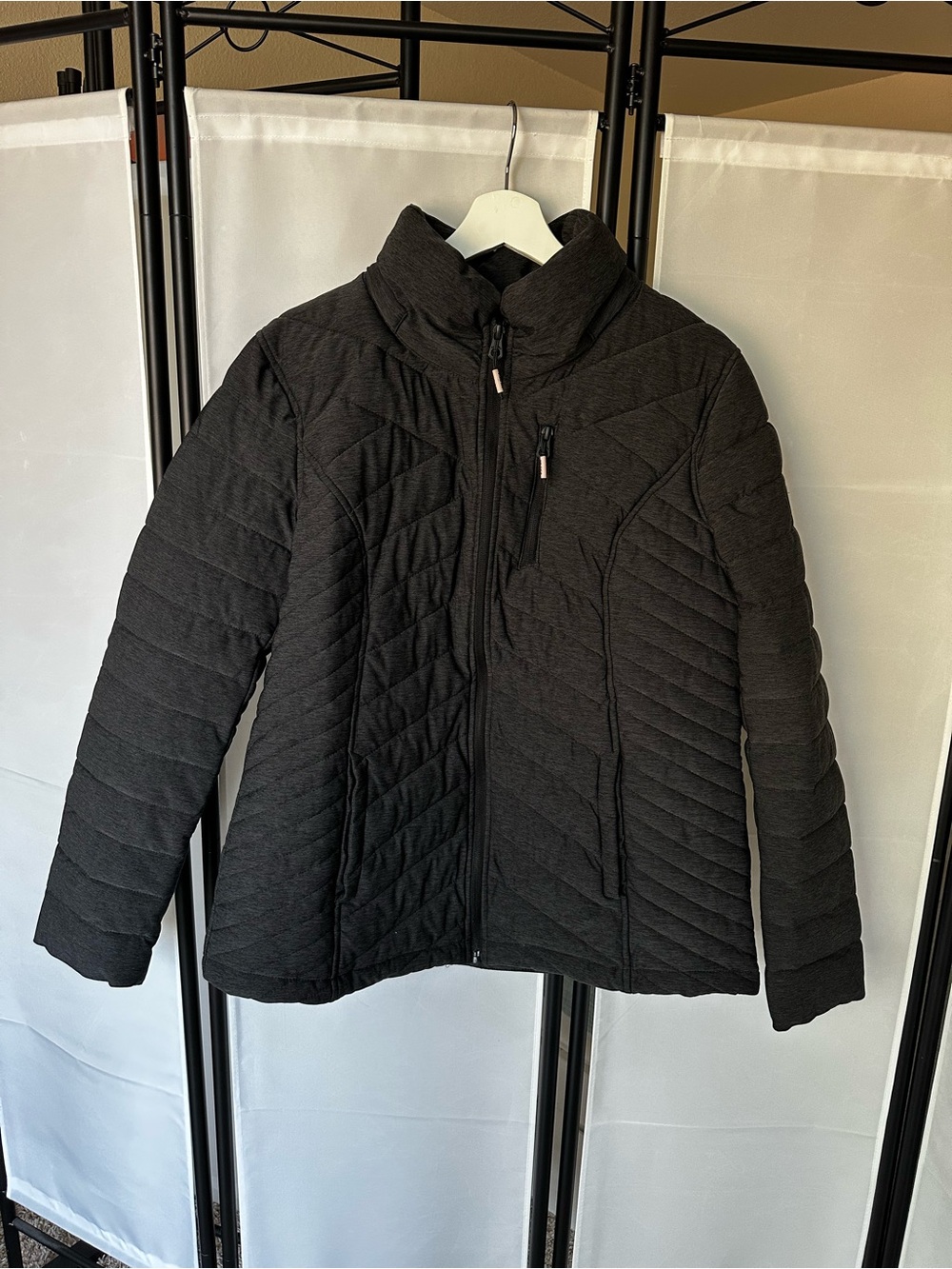 Nautica Black Quilted Puffer Jacket